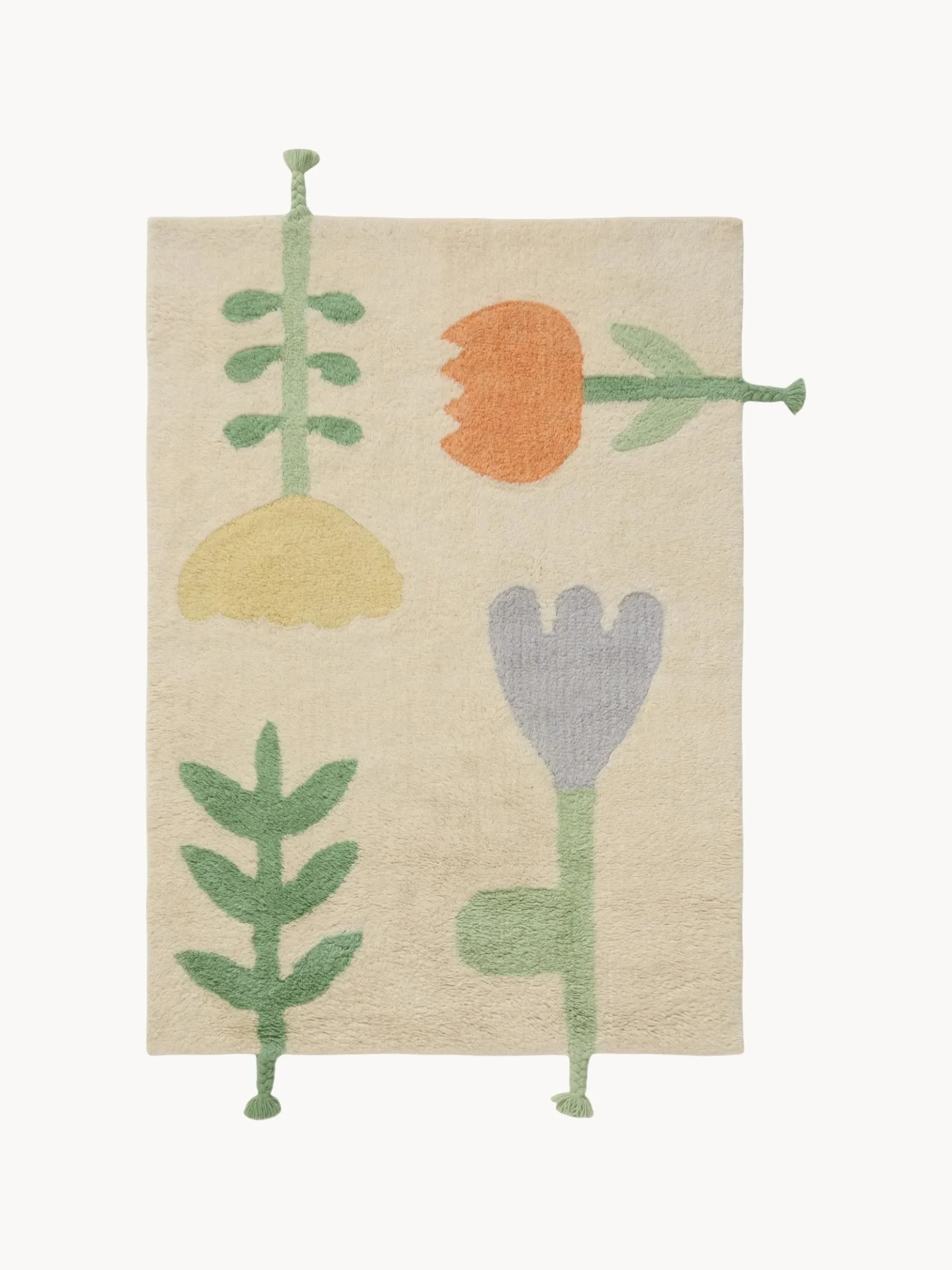 Tappeto per bambini fatto a mano Fleur