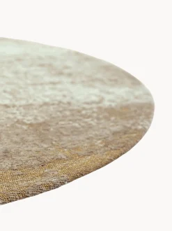 Tappeto rotondo jacquard lavabile da interno-esterno Virgin Land