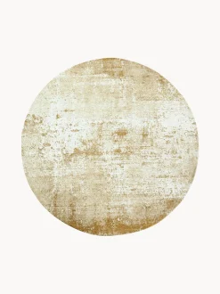 Tappeto rotondo jacquard lavabile da interno-esterno Virgin Land