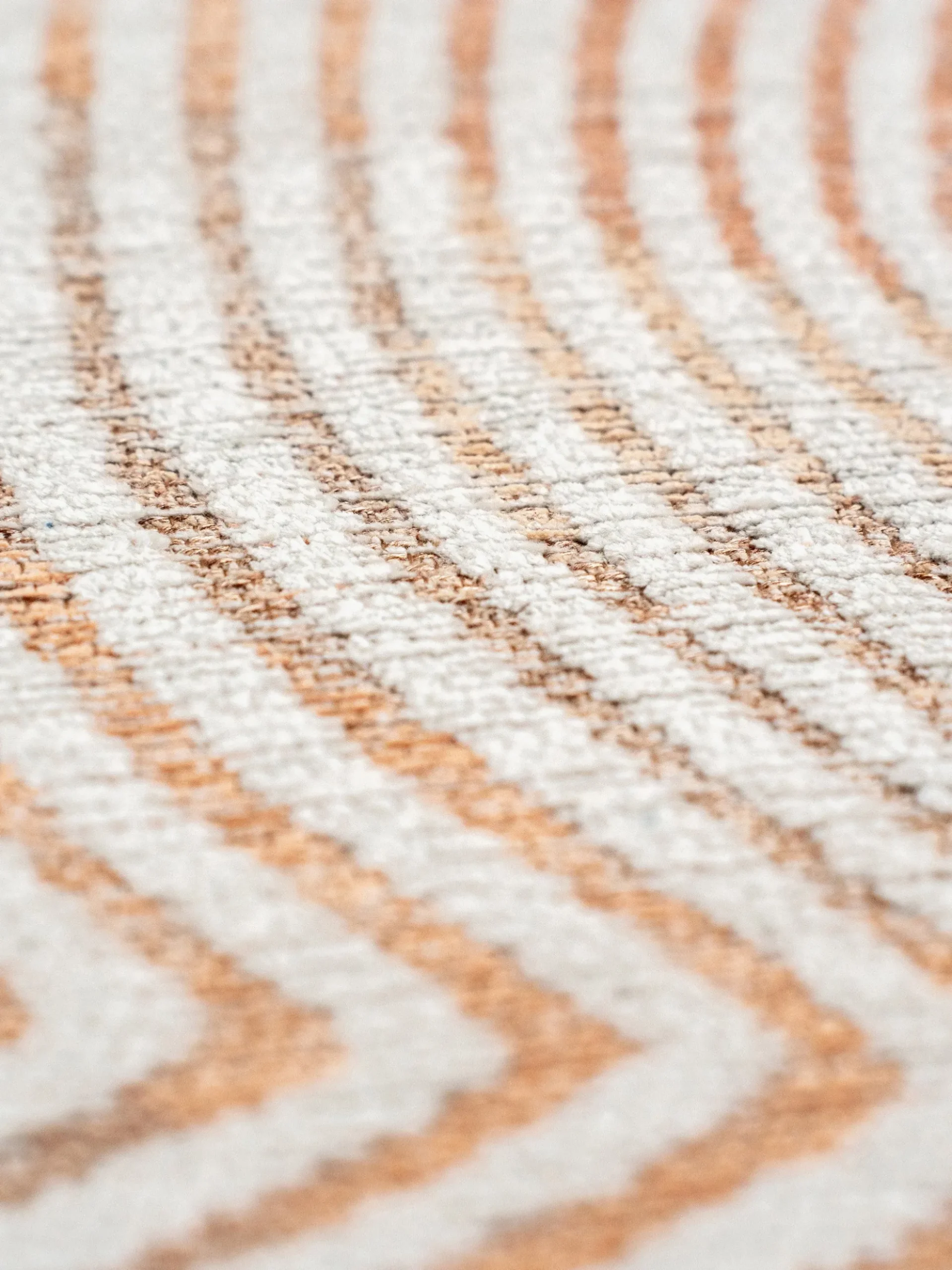 Tappeto rotondo jacquard lavabile da interno-esterno Coral