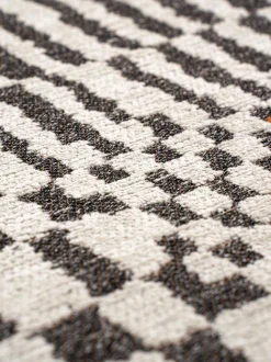 Tappeto rotondo jacquard lavabile da interno-esterno Berber