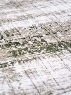 Tappeto rotondo jacquard lavabile da interno-esterno Griff