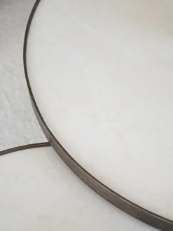 Tavolino da caffè rotondo in legno di quercia Marsden, Ø 90 cm