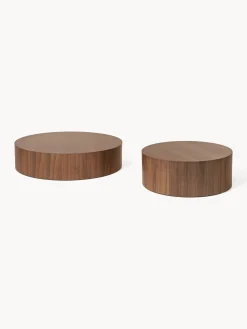 Tavolino da caffè rotondo in legno XL Dan