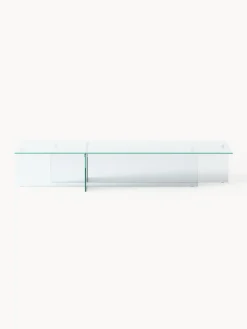 Tavolino da salotto grande in vetro Anouk, larg. 160 cm