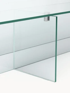 Tavolino da salotto grande in vetro Anouk, larg. 160 cm