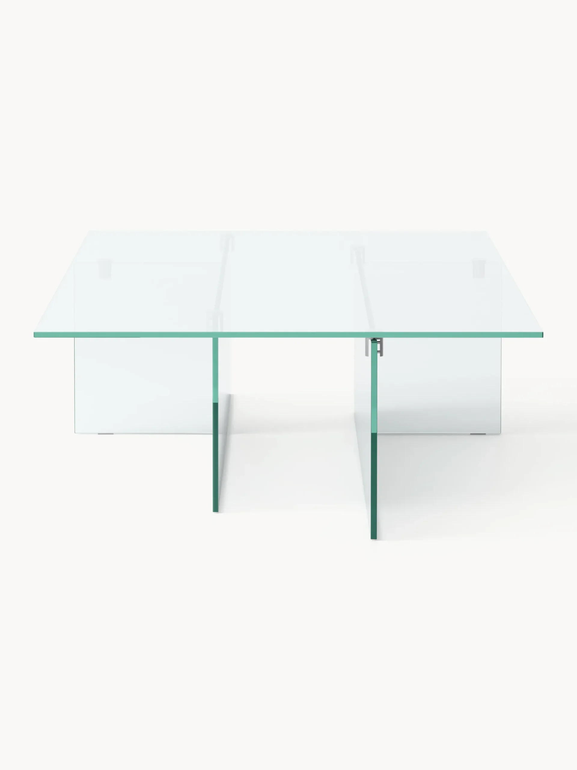 Tavolino da salotto grande in vetro Anouk, larg. 160 cm