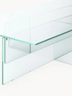 Tavolino da salotto grande in vetro Anouk, larg. 160 cm