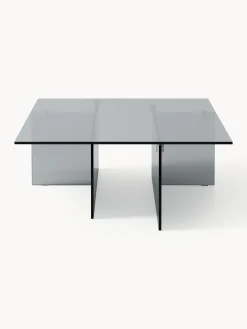 Tavolino da salotto grande in vetro Anouk, larg. 160 cm