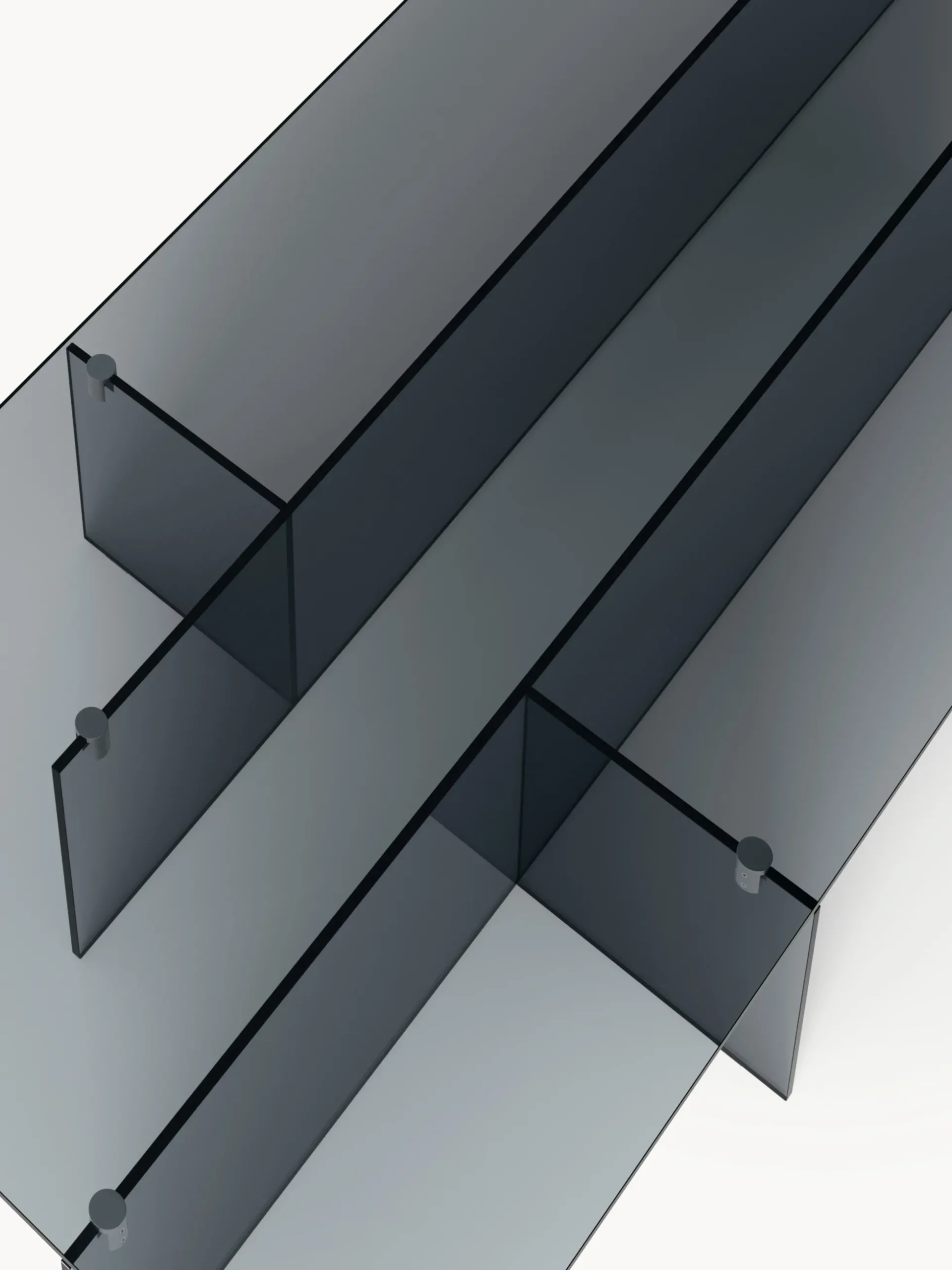 Tavolino da salotto grande in vetro Anouk, larg. 160 cm