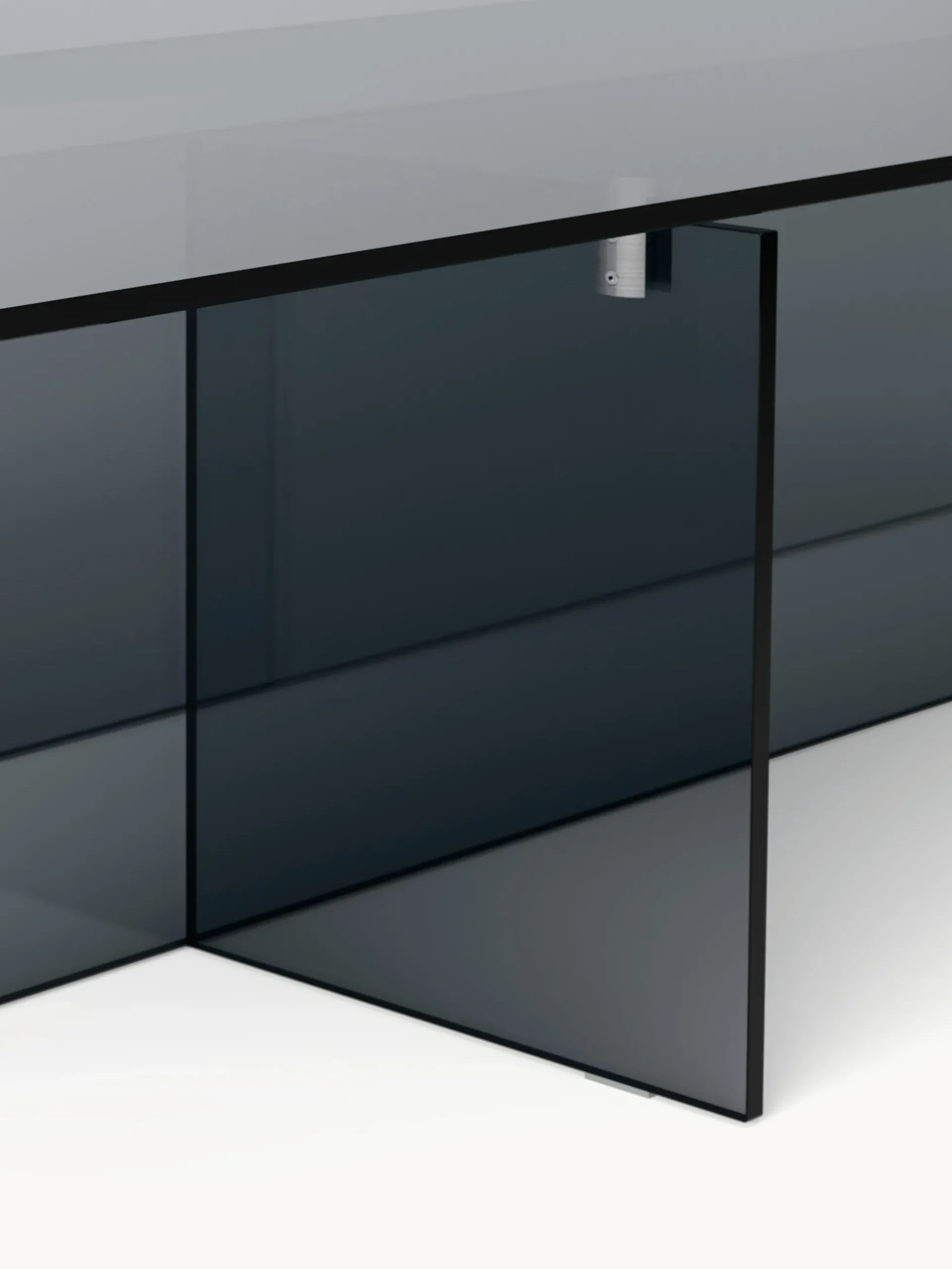 Tavolino da salotto grande in vetro Anouk, larg. 160 cm