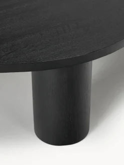 Tavolino da salotto in legno di quercia dalla forma organica Didi