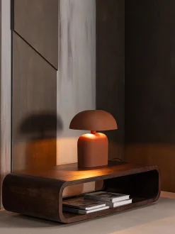 Tavolino da salotto in legno di mango con ripiano Kinu