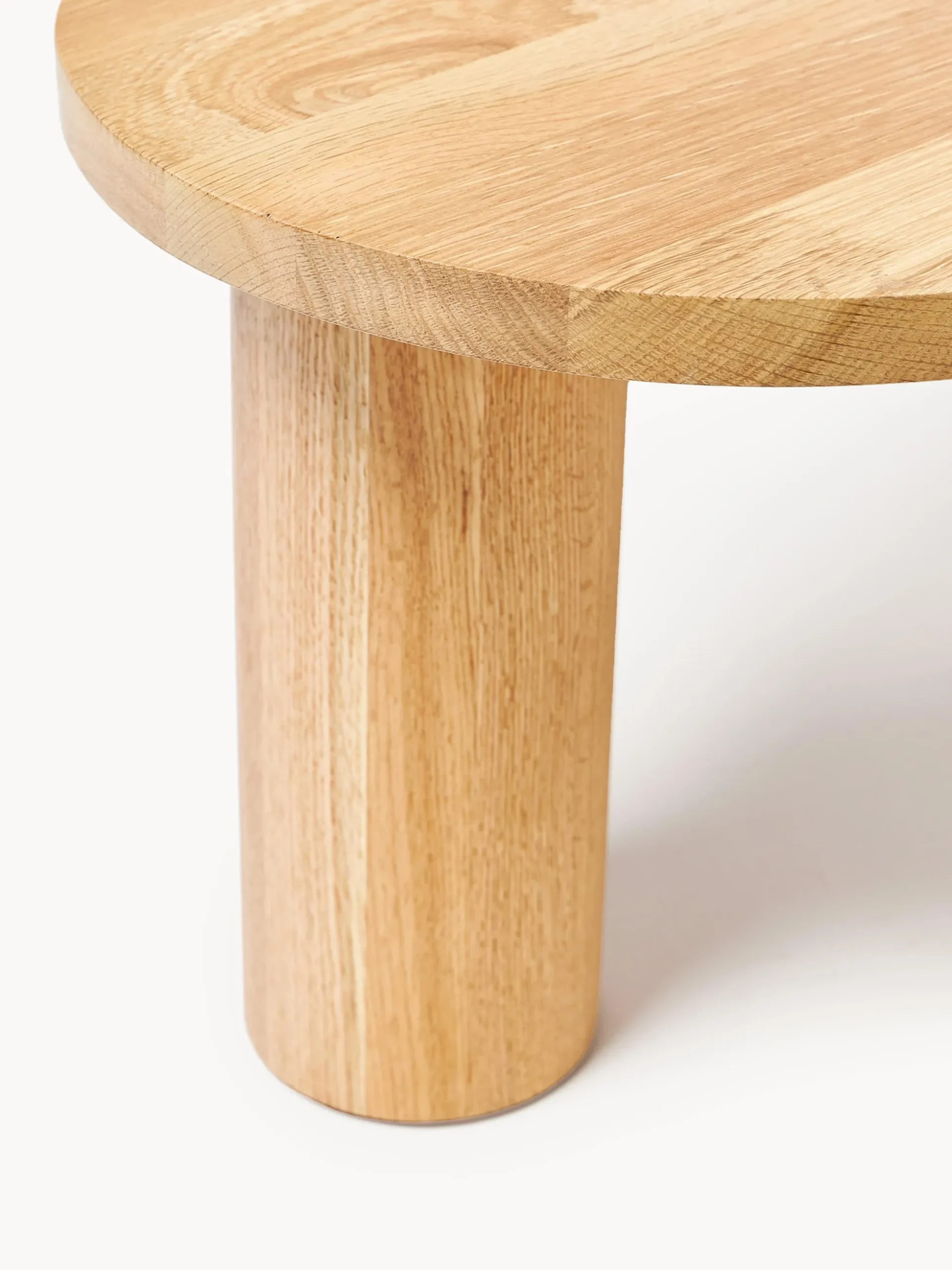 Tavolino da salotto in legno di quercia dalla forma organica Didi