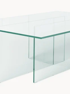 Tavolino da salotto in vetro Anouk, larg. 102 cm