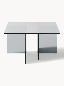 Tavolino da salotto in vetro Anouk, larg. 102 cm