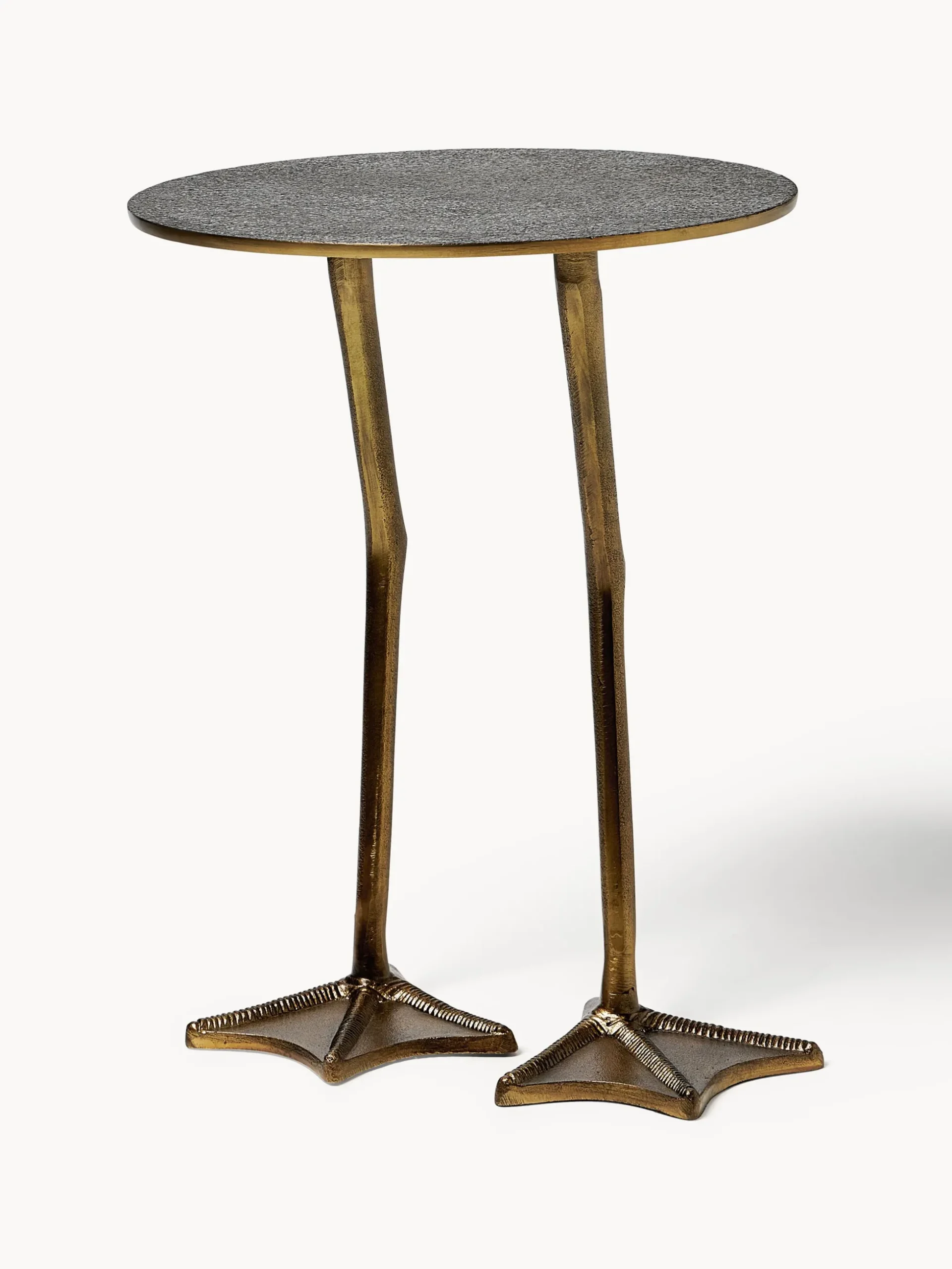 Tavolino decorativo in metallo Duck