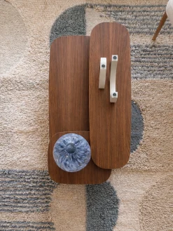Tavolino in legno di quercia Eichberg
