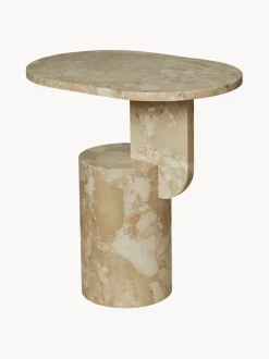 Tavolino ovale in marmo Insert