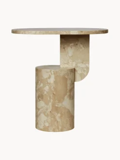 Tavolino ovale in marmo Insert