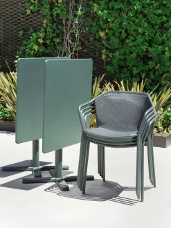 Tavolino pieghevole da giardino Darwin, 70 x 70 cm