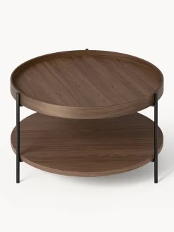 Tavolino rotondo da salotto in legno Renee
