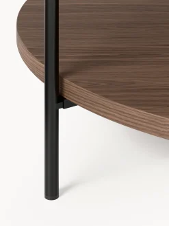 Tavolino rotondo da salotto in legno Renee