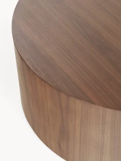 Tavolino rotondo da salotto in legno Dan