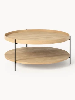 Tavolino rotondo da salotto in legno Renee