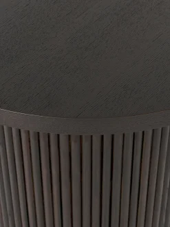 Tavolino rotondo in legno Nele