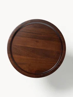 Tavolino rotondo in legno di mango Jeani