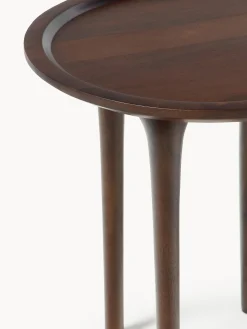 Tavolino rotondo in legno di mango Jeani