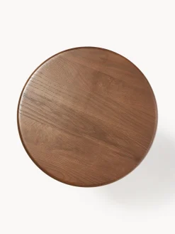 Tavolino rotondo in legno di quercia Didi