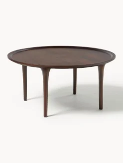 Tavolino rotondo in legno di mango Jeani