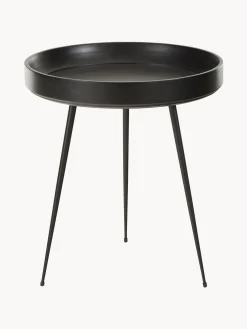 Tavolino rotondo in legno di mango Bowl