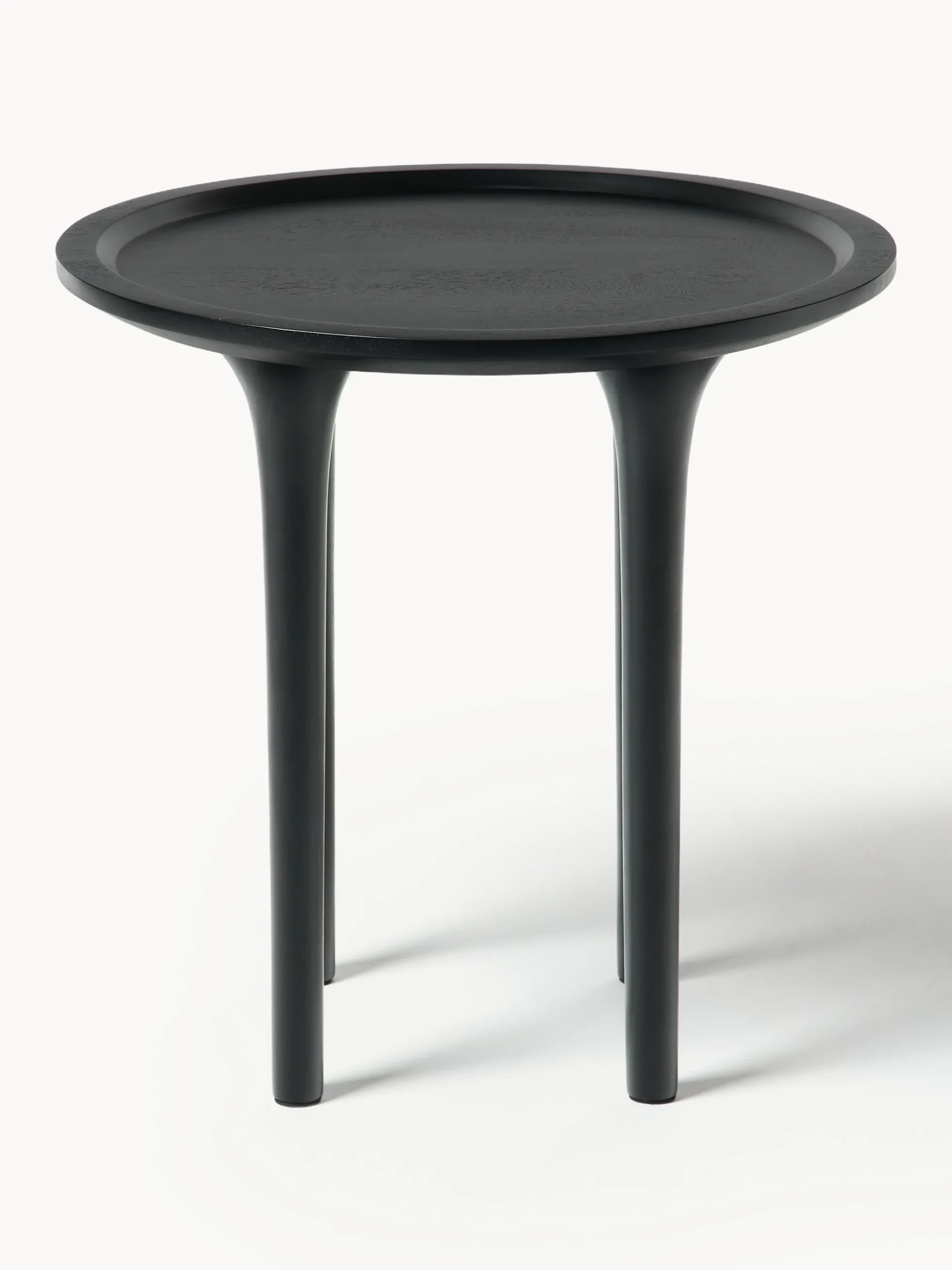 Tavolino rotondo in legno di mango Jeani