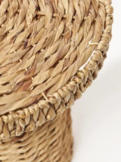 Tavolino rotondo in rattan Camo