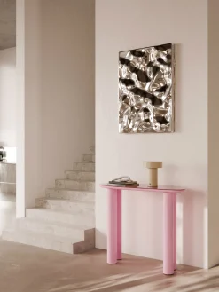 Tavolino con piano in vetro Beni