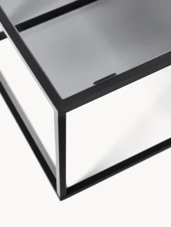 Tavolino da salotto con piano in vetro Maya