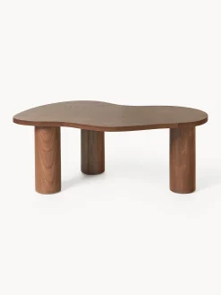 Tavolino da salotto in legno di quercia dalla forma organica Didi