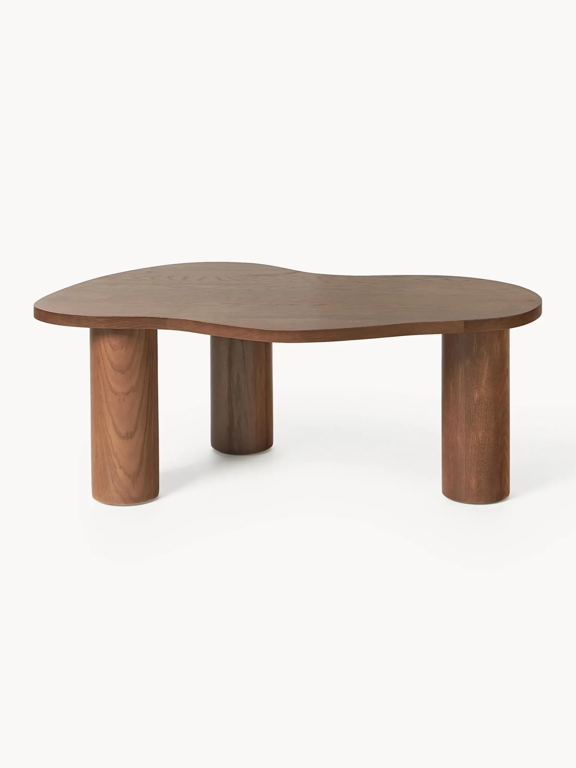 Tavolino da salotto in legno di quercia dalla forma organica Didi
