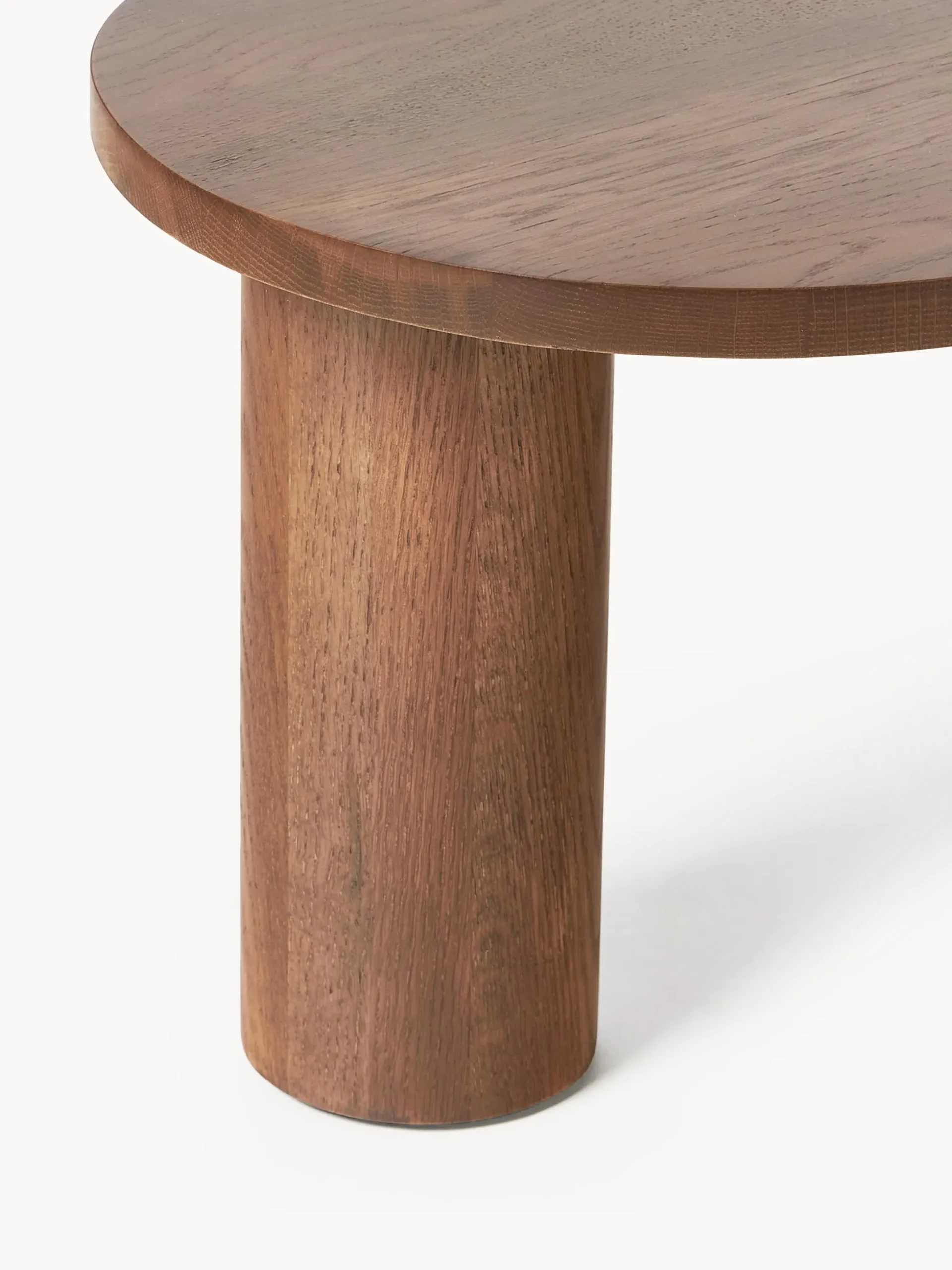 Tavolino da salotto in legno di quercia dalla forma organica Didi