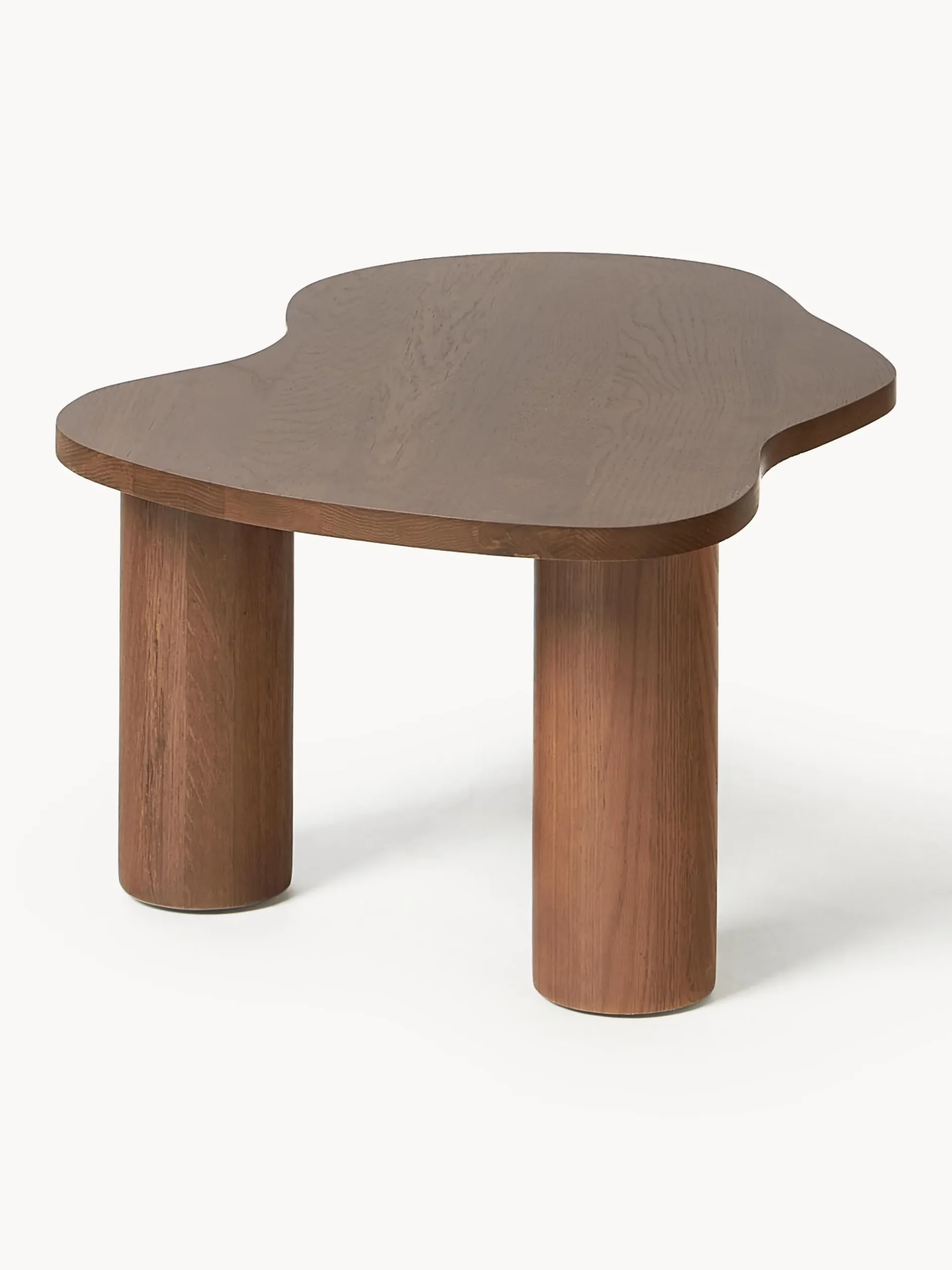 Tavolino da salotto in legno di quercia dalla forma organica Didi