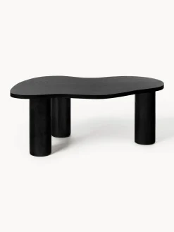 Tavolino da salotto in legno di quercia dalla forma organica Didi