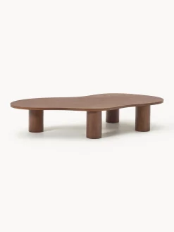 Tavolino da salotto in legno di quercia dalla forma organica Didi