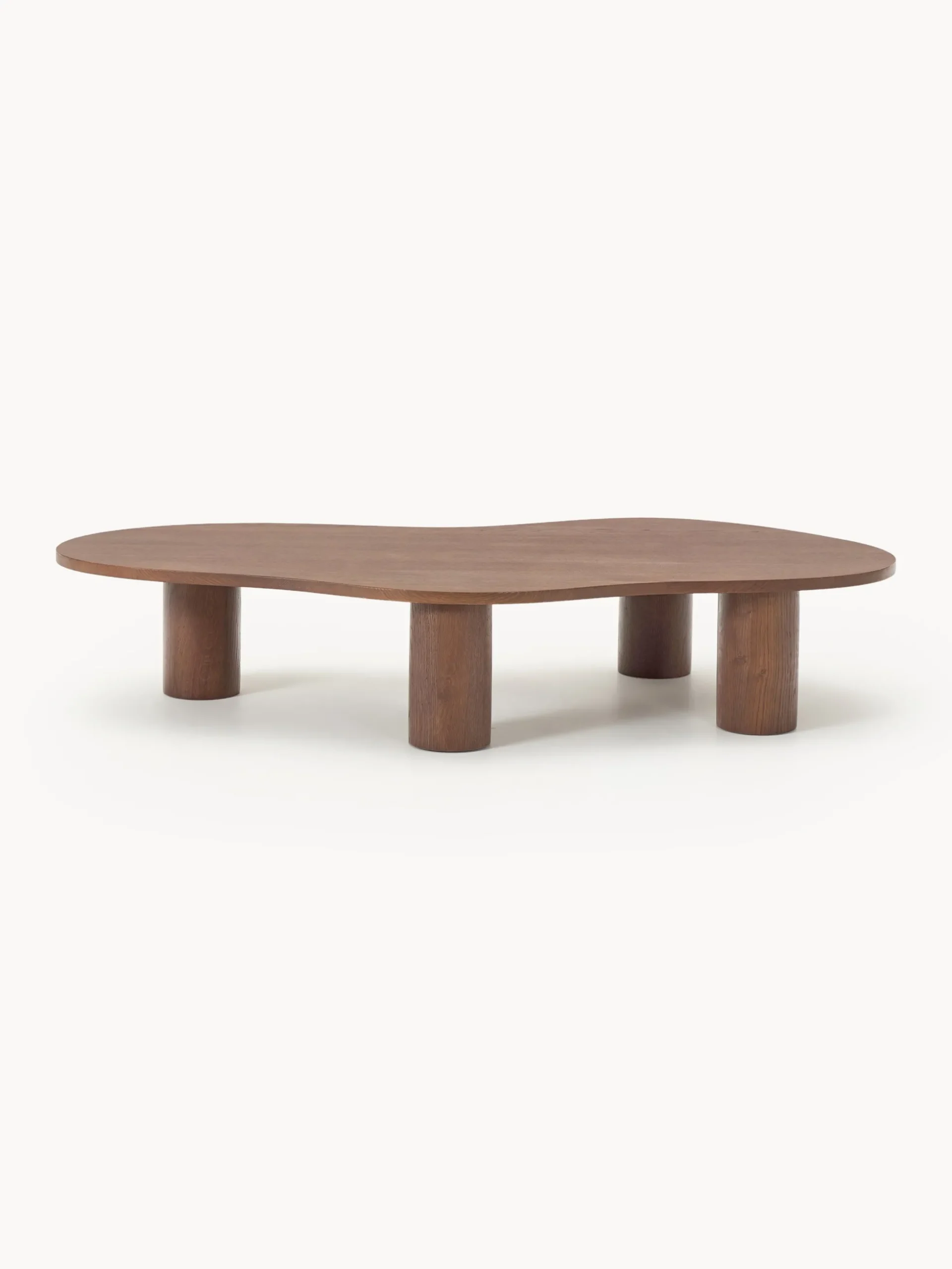 Tavolino da salotto in legno di quercia dalla forma organica Didi