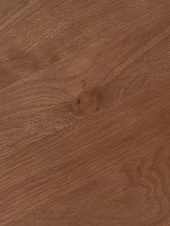 Tavolino da salotto ovale in legno di quercia Didi