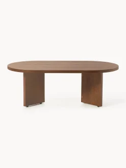 Tavolino ovale in legno Toni