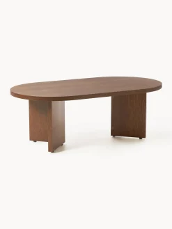 Tavolino ovale in legno Toni