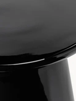 Tavolino rotondo con finitura lucida Dunstan